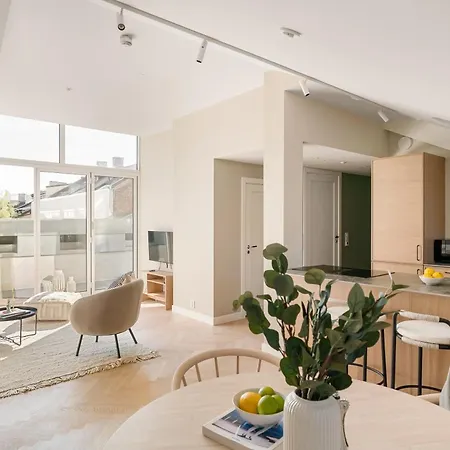 Dinbnb Apartments Gruenerlokka I Penthouse With Private Rooftop I 2-Bedroom With Double Queen Room & 2 Bathrooms Oslo Exterior photo