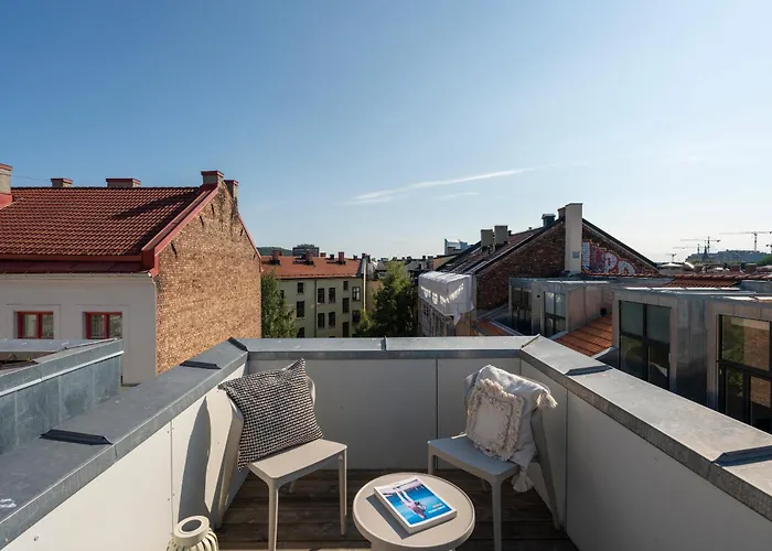 Dinbnb Apartments Gruenerlokka I Penthouse With Private Rooftop I 2-Bedroom With Double Queen Room & 2 Bathrooms