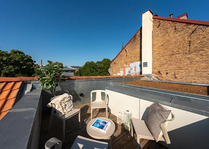 Dinbnb Apartments Gruenerlokka I Penthouse With Private Rooftop I 2-Bedroom With Double Queen Room & 2 Bathrooms