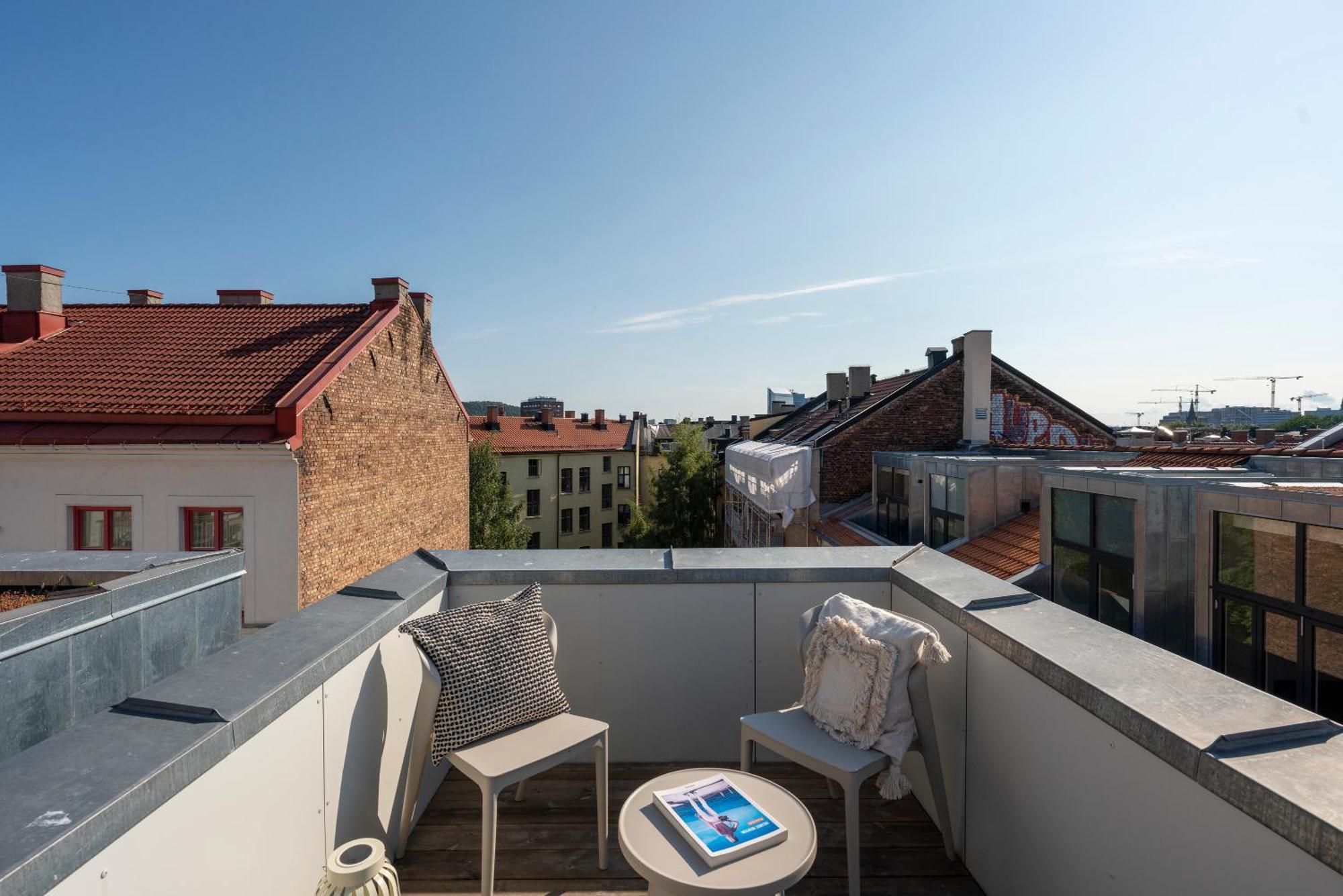Dinbnb Gruenerlokka I Penthouse With Private Rooftop I 2-bedroom With Double Queen & 2 Bathrooms Appartement